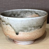 楽焼　大徳寺派　森山歓渓管長御手造　赤楽茶椀　銘「好雪]　無傷保証　箱合　古物。 楽焼 大徳寺派 十代管長 森山歓渓御手造 赤楽 茶椀 銘「好雪