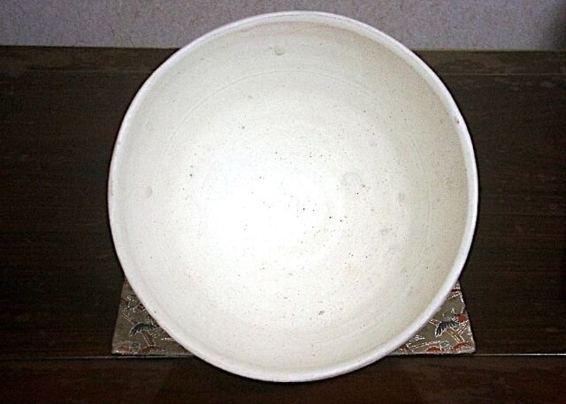 茨城・城里 松尾桃陽作 粉引 茶碗 無傷 共箱 保証 | STORESショップARIKA