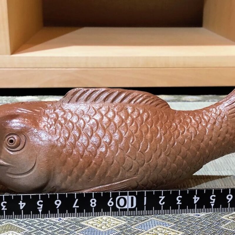 備前焼 木村宗得（宗太郎）作 鯉口 花入 無傷保証 箱無 金具新品