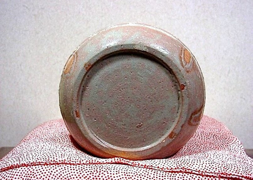 和食器　八幡窯　堀野証嗣造　唐津　割山椒　向付　六客　共箱　M　R7957 和食器 八幡窯 堀野証嗣造 唐津 割山椒 向付 六客 共