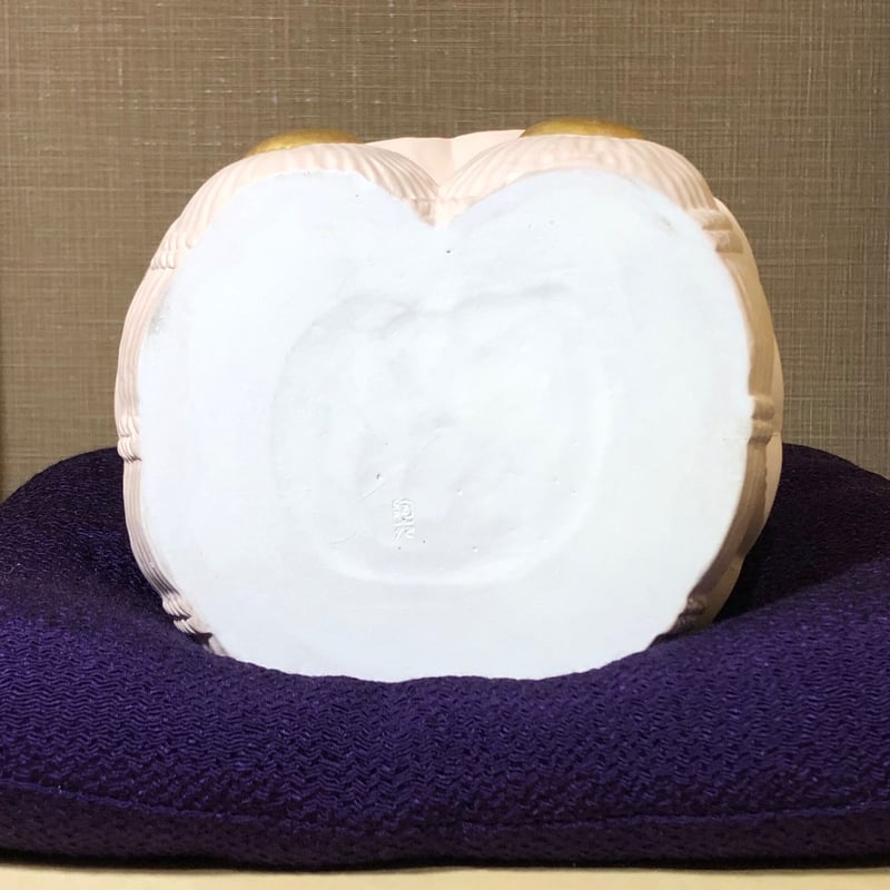 京焼・清水焼 初代 村田陶苑 作 色絵 招福 大黒天像 共箱 無傷