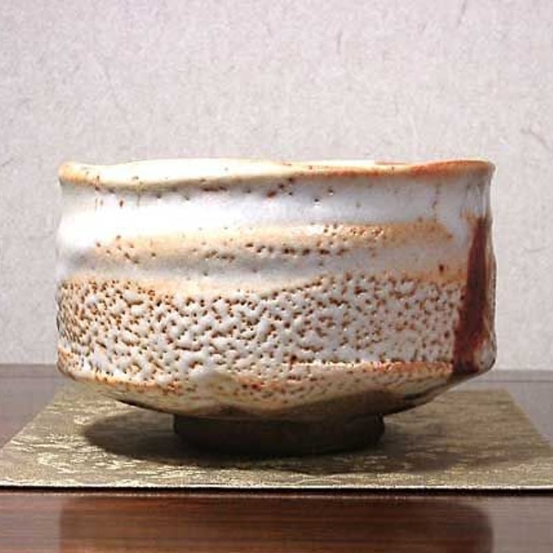 志野焼 加藤孝造 作 片輪車 茶碗 無傷 箱誂。 | STORESショップARIKA