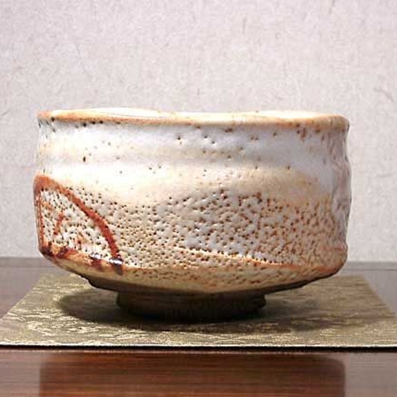 志野焼 加藤孝造 作 片輪車 茶碗 無傷 箱誂。 | STORESショップARIKA