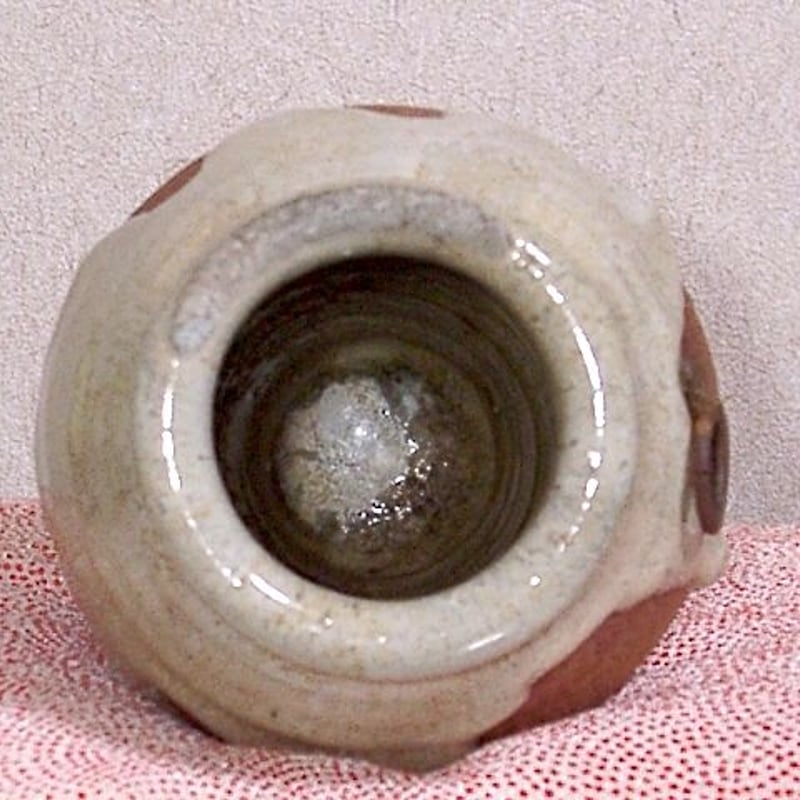 月谷焼 月谷初子 作 白釉 掛花入 箱合 保証。 | STORESショップARIKA