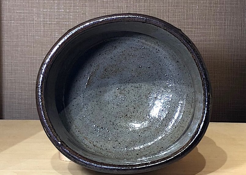 唐津焼 田中佐次郎作 沓茶碗 在銘 無傷保証 箱無 古物。 | STORES 