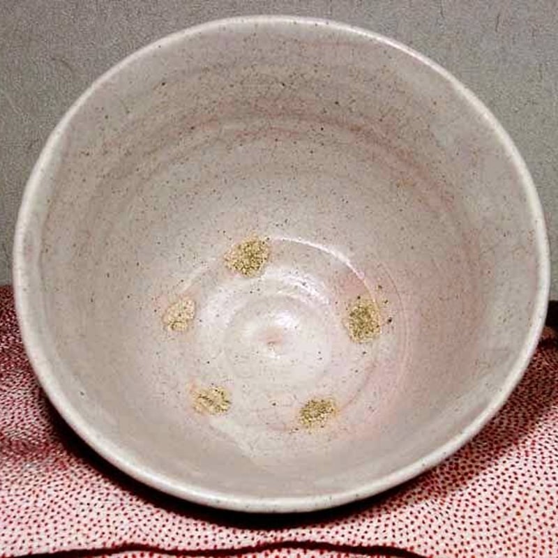 京焼・清水焼 東紅舎窯 竹内俊彦 作 灰釉 茶碗 無傷 保証 共箱