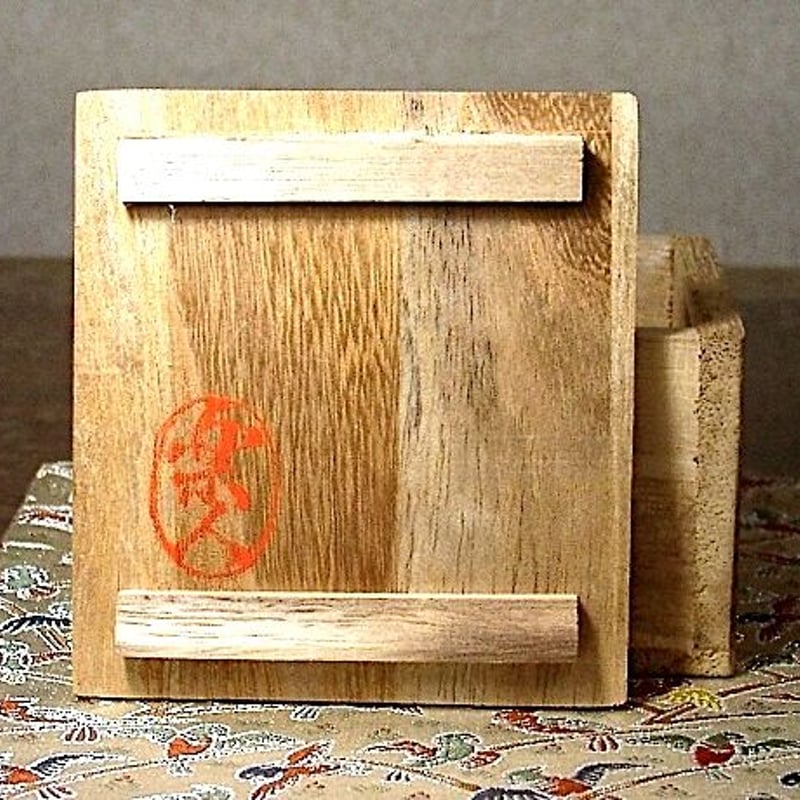 詳細不明 女・福能神 仙厓義凡 花押 在印 香合 無傷 共箱 保証