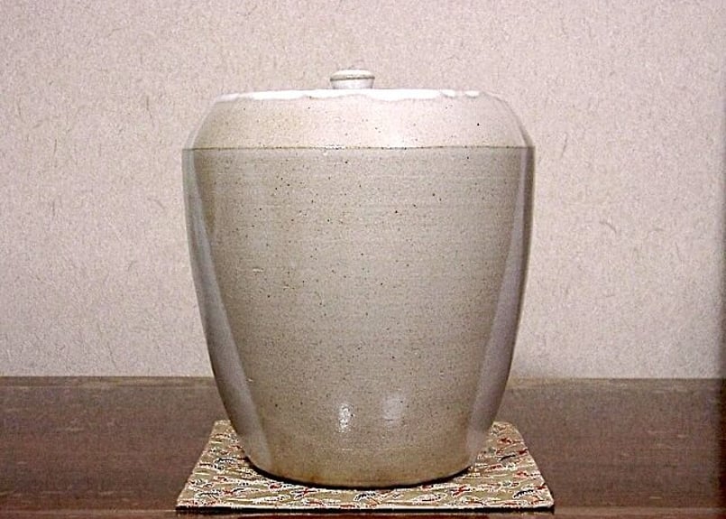 灰釉 面取水指〕森山窯 【公式通販】