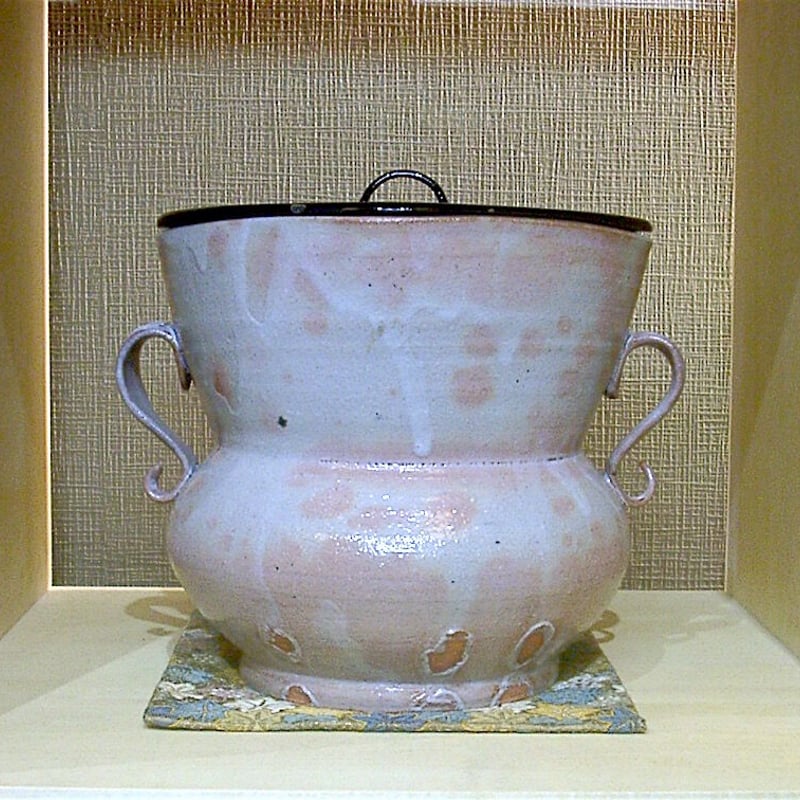 和食器　楽山窯　清水日呂志作　焼〆　長皿　銘々皿　十客　共布共箱　MR9365B 和食器 楽山窯 清水日呂志作 焼〆 長皿 銘々皿 十