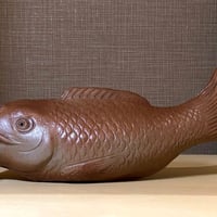 備前焼　木村宗得（宗太郎）作　鯉口　花入　無傷保証　箱無　金具新品