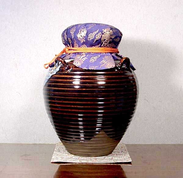 昭和レトロ/玉泉/竹の葉/大塩玉泉/花入/赤膚焼/壺/共箱/一輪差し/レア