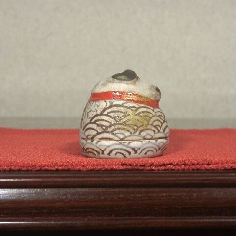 日吉窯 加藤丈佳作 戌 香合 無傷 共箱 保証。 | STORESショップARIKA