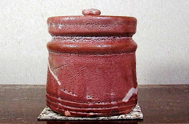 美濃焼 中島一耀 作 鼠志野 水指 無傷 共箱 保証。 | STORESショップARIKA