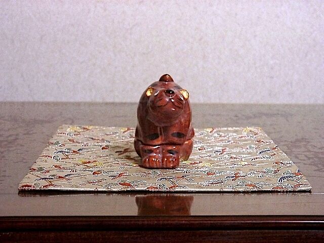 信楽焼【辰】の香合、 共箱 茶道具 箱付き 干支 信楽焼【辰】の香合、 共箱 茶道具 箱付き 干支