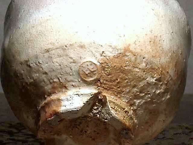 茨城・城里　松尾桃陽作　粉引　茶碗　無傷　共箱　保証。 fit=scale-down,w=1200