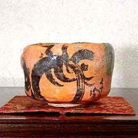 梅山窯 香野壮明 作 飴釉 茶碗 無傷 共箱 保証。 | STORES