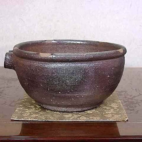 京焼・清水焼　丹波　相野窯　石田陶春 作　片口鉢　共箱　無傷　保証。