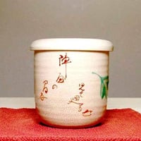 漆工 鈴木光入 作 春草蒔絵 竹棗 共箱 無傷。 | STORESショップARIKA