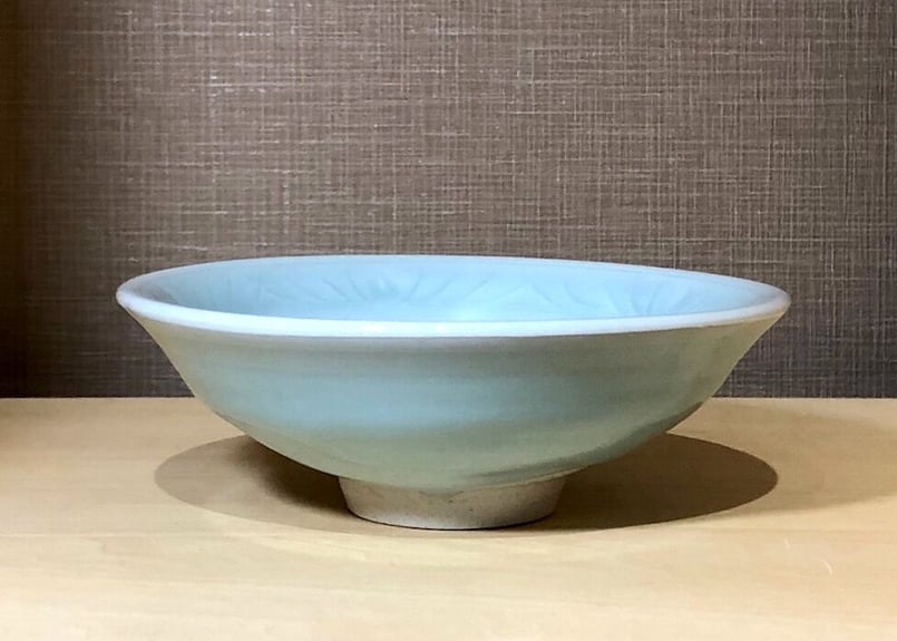 清水焼山科窯、宝舟文茶碗 清水焼山科窯、宝舟文茶碗