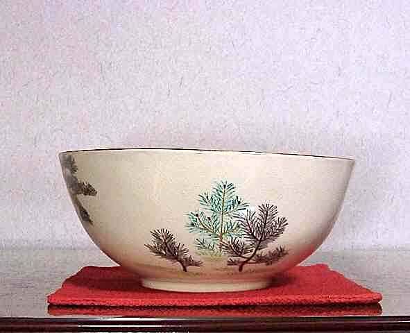 粟田焼　錦光山 宗兵衛 作　青瓷　香合　共箱　無傷　保証。 錦光山宗兵衛作「花鳥図薩摩大花瓶」がご覧になれます - 錦光山