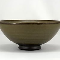 京焼・清水焼 加藤 巌作 染付 平茶碗 木葉文 無傷保証 共箱 京焼・清水焼 加藤 巌作 染付 平茶碗 木葉文 無傷保証 共箱