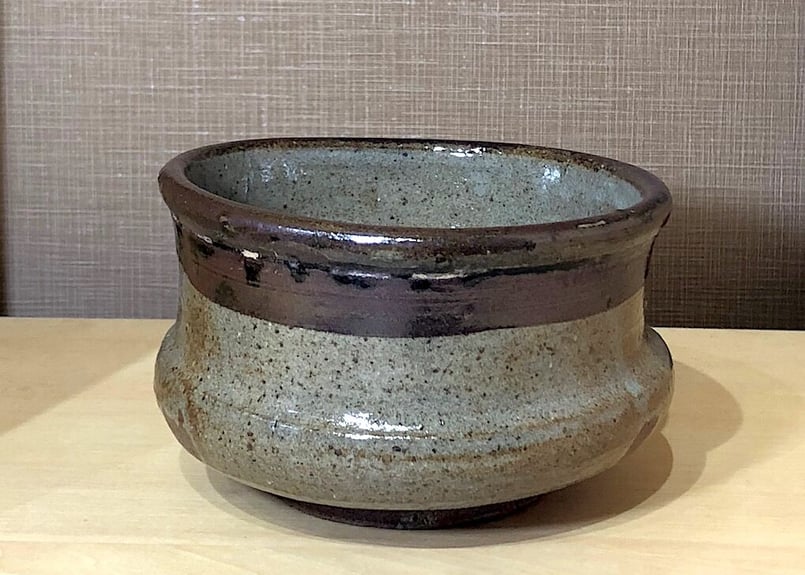 石川県　大樋焼　花瓶　(骨董、古物) 石川県 大樋焼 花瓶 (骨董、古物)