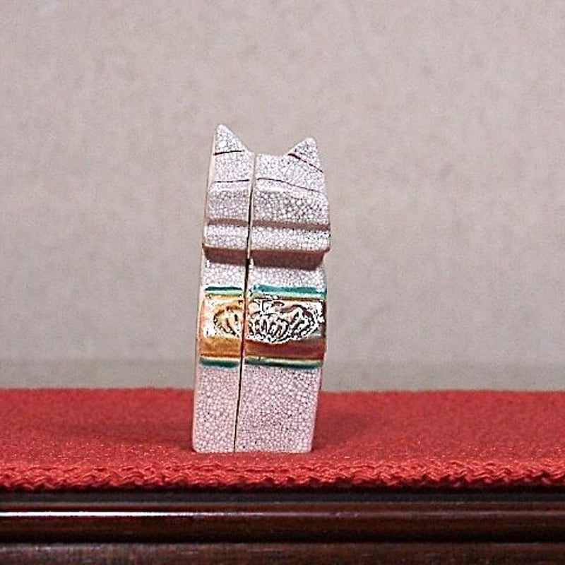 京焼・清水焼 東山窯 宮永東山(初代)作 三春駒 香合 共箱 無傷 京焼・清水焼 東山窯 宮永東山(初代)作 三春駒 香合 共箱 無傷