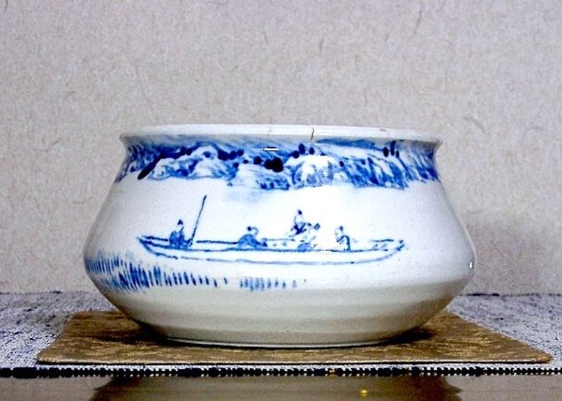 【真作】織田杏斎/山水図/画賛/横物/掛軸☆宝船☆AA-1000 真作】織田杏斎/山水図/画賛/横物/掛軸/名家伝来/AA-1000
