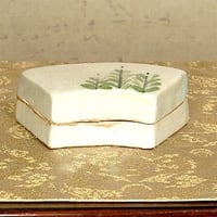 広島焼　石井淡笑斎 作　「夢」香合　花押　無傷　保護箱　保証。 広島焼 石井淡笑斎自作 「夢」香合 花押 無傷 箱合 保証