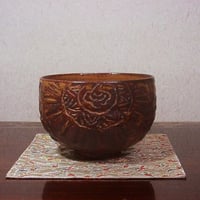 大樋焼　大樋宗春作　飴釉　茶碗　在銘　無傷　箱誂。 大樋焼 大樋宗春作 飴釉 茶碗 在銘 無傷 保証 箱合。 | STORES