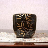 アド前端雅峰 白檀塗鳳凰文 蒔絵 平棗 共箱 漆器 漆芸茶道具新品未使用 アド様専用前端雅峰 白檀塗鳳凰文 蒔絵 平棗 共箱 漆器
