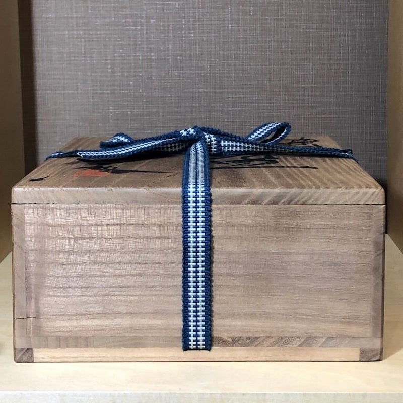 京焼・清水焼 加藤 巌作 染付 平茶碗 木葉文 無傷保証 共箱 | STORES