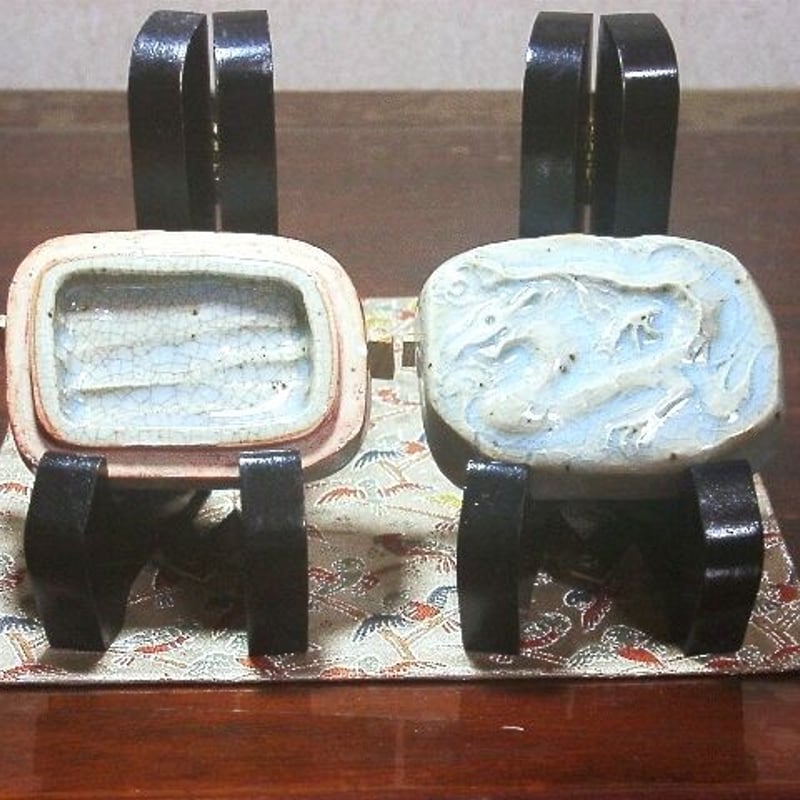 能穴焼　林茂松作　辰　香合　無傷　共箱　古物。 能穴焼 林茂松作 辰 香合 無傷 共箱 古物。 | STORESショップARIKA