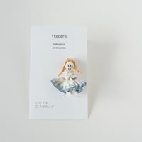 おんなのこ ブローチ(花)