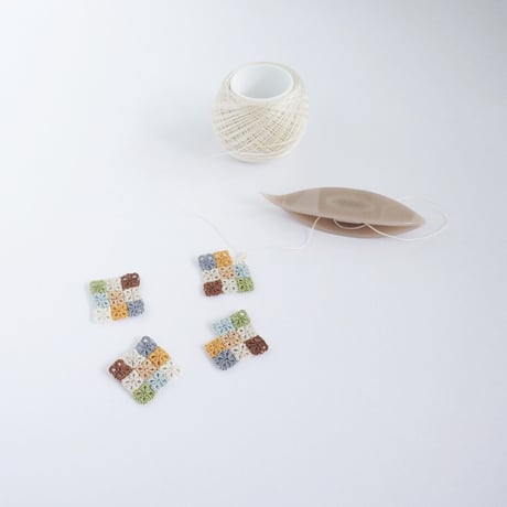 パッチワーク ピアス/イヤリング