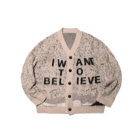 IWANT TOBELIEVE.CARDIGAN-DESERT