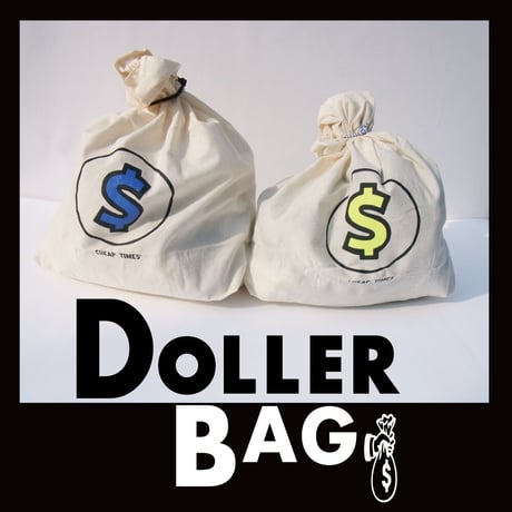 DOLLER TOTE BAG-BLUE
