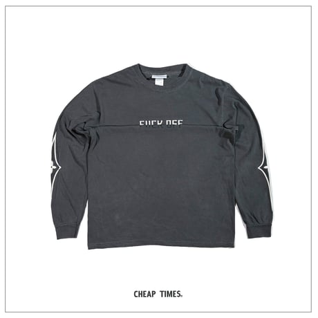 FUCK OFF LST-SHIRTS/VINTAGE BLACK