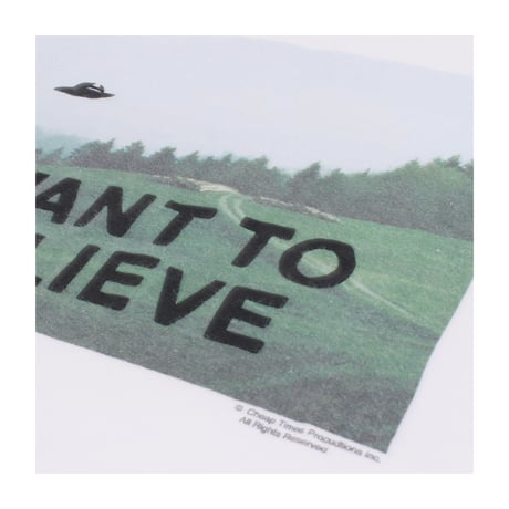 IWANTTOBELIEVE. PHOTO SHORT SLEEVE T-SHIRTS-WHITE