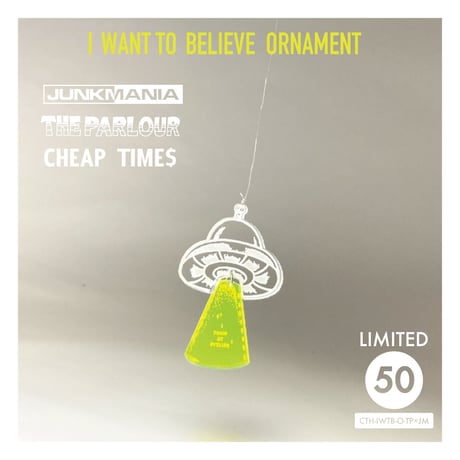 IWANTTOBELIEVE ORNAMENT/JUNKMANIA×UETATTOOPARLOUR×CHEAPTIMES