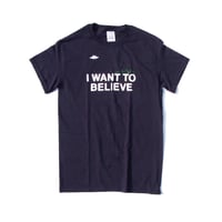 IWANTTOBELIEVE.. SHORT SLEEVE T-SHIRTS-NAVY
