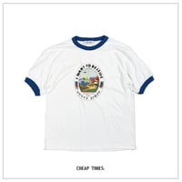 IWANT TO BELIEVE TRIM T-SHIRTS/ BLUE