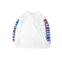 NICEDREAMS LONG SLEEVE T-SHIRTS-WHITE