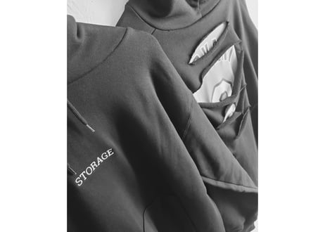 "Vintage Jersey Cut Hoodie" パーカー