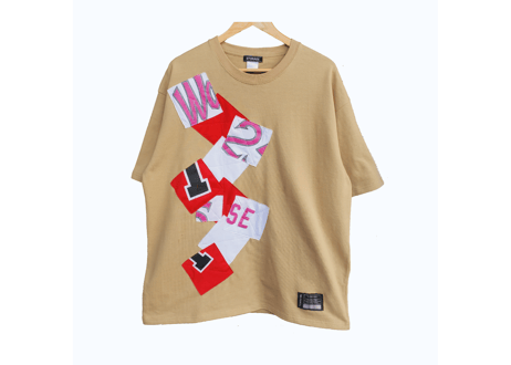"Patchwork T-shirts" パッチワークTシャツ 3XL 送料無料