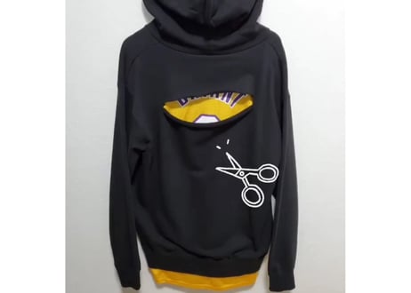 "Vintage Jersey Cut Hoodie" パーカー