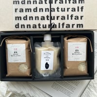 ・GIFT BOX（３合 / 450g × 2 ＆ 塩麹×1）A-Qラベル