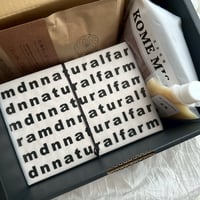 ・GIFT BOX（3合×2 BOX・塩麹・米味噌・有機ほうじ茶TB）A-Qラベル  / 暑い時期のみクール便発送