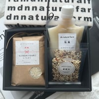 ・GIFT BOX（３合 / 450g × 1＆ 塩麹×１＆ 雑穀米×２）A-Qラベル
