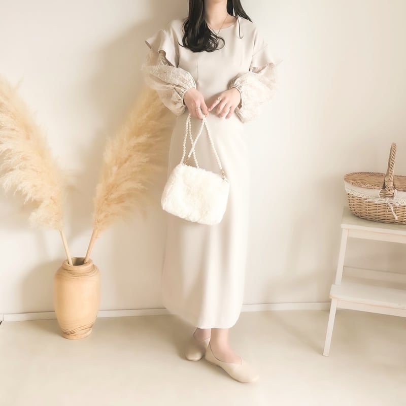 ☆未使用保管品☆ロゴ入りレオナールフレンチスリーブワンピース ワンピース｜レオナール 公式オンラインショップ